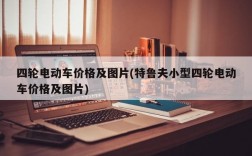 四轮电动车价格及图片(特鲁夫小型四轮电动车价格及图片)