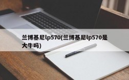 兰博基尼lp570(兰博基尼lp570是大牛吗)