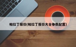 帕拉丁报价(帕拉丁报价大全参数配置)