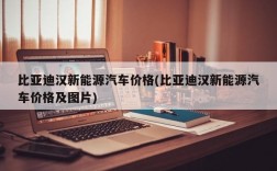 比亚迪汉新能源汽车价格(比亚迪汉新能源汽车价格及图片)